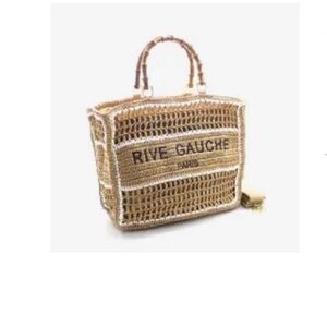 Tan Woven Tote Bag from Vimoda brand new‎ in package